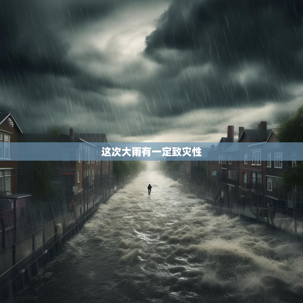 这次大雨有一定致灾性