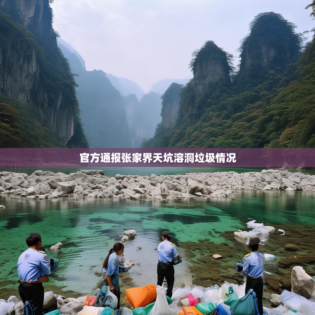 官方通报张家界天坑溶洞垃圾情况