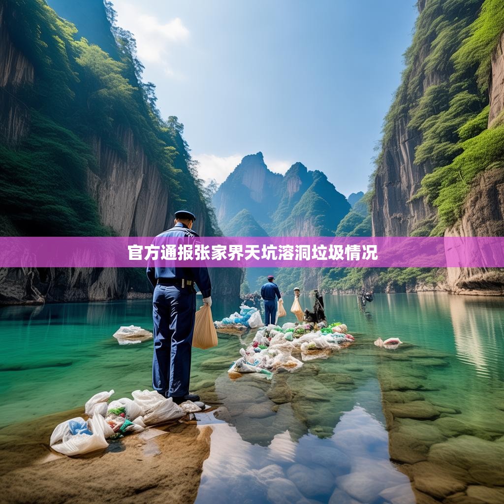 官方通报张家界天坑溶洞垃圾情况