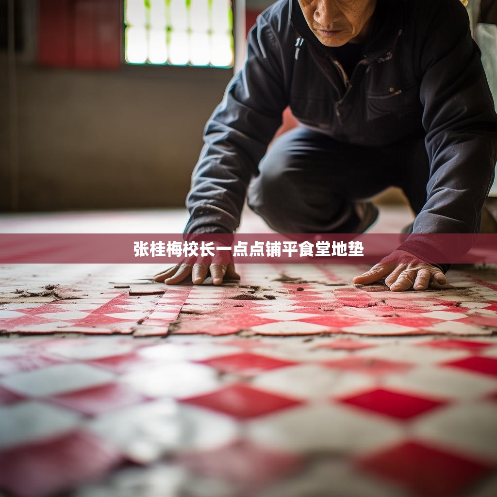 张桂梅校长一点点铺平食堂地垫 张桂梅校长一点点铺平食堂地垫