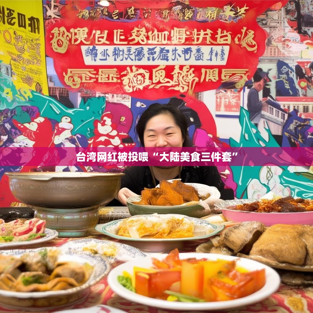 台湾网红被投喂“大陆美食三件套”