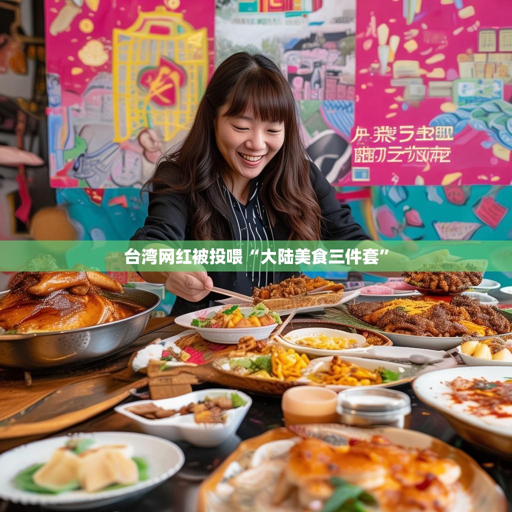 台湾网红被投喂“大陆美食三件套”