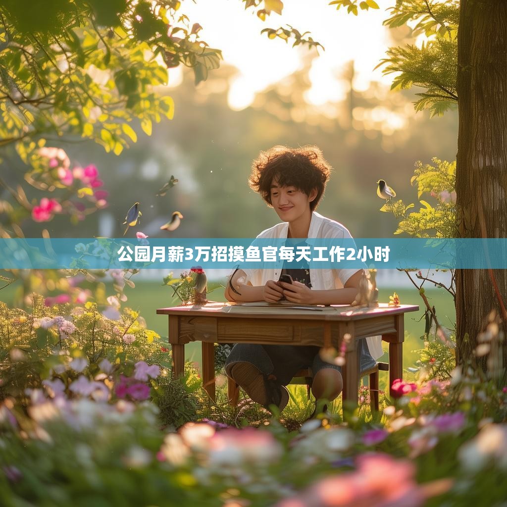 公园月薪3万招摸鱼官每天工作2小时