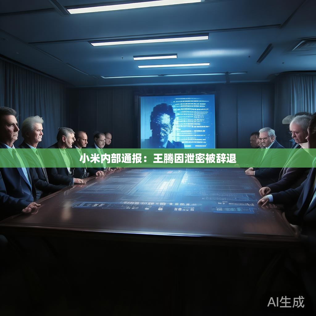 小米内部通报：王腾因泄密被辞退