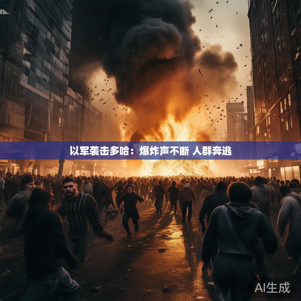 以军袭击多哈：爆炸声不断 人群奔逃