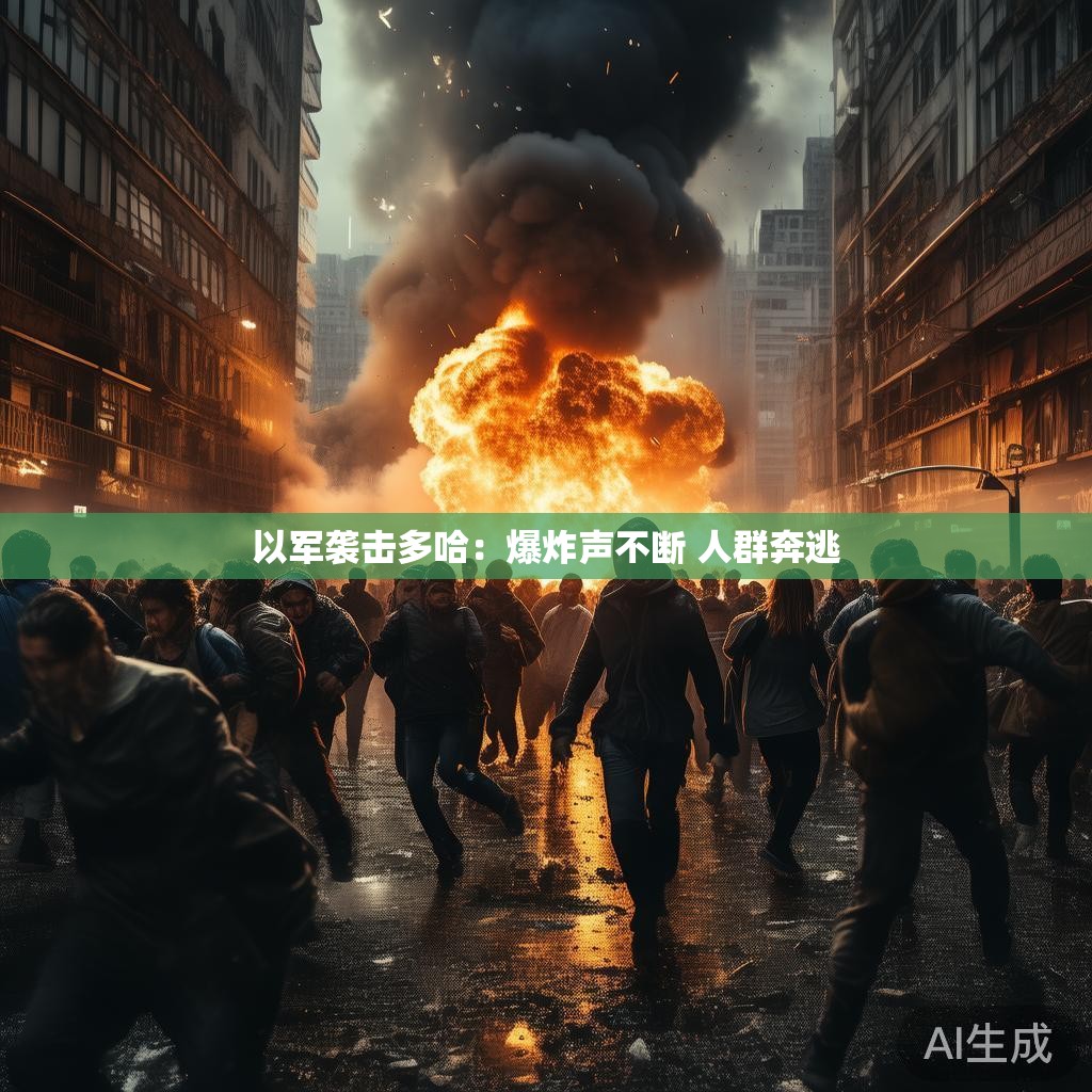 以军袭击多哈：爆炸声不断 人群奔逃