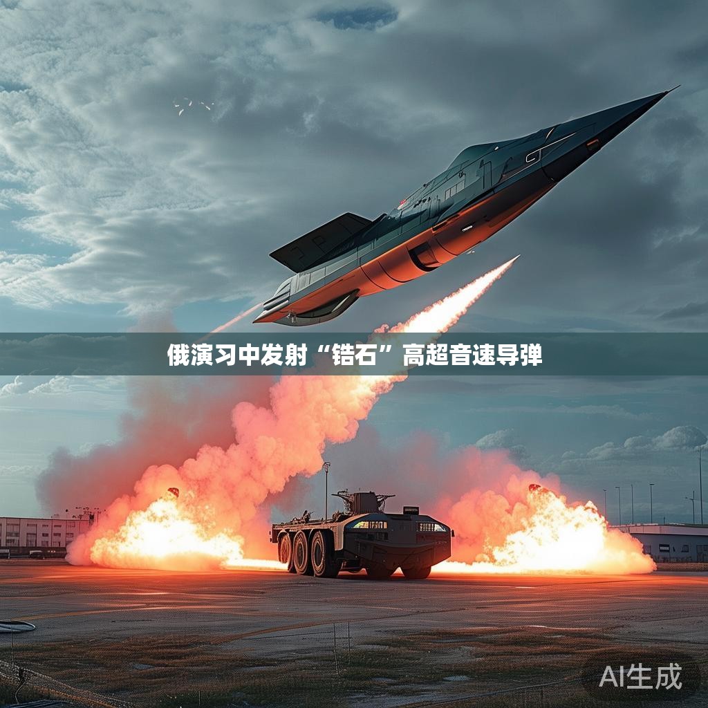 俄演习中发射“锆石”高超音速导弹