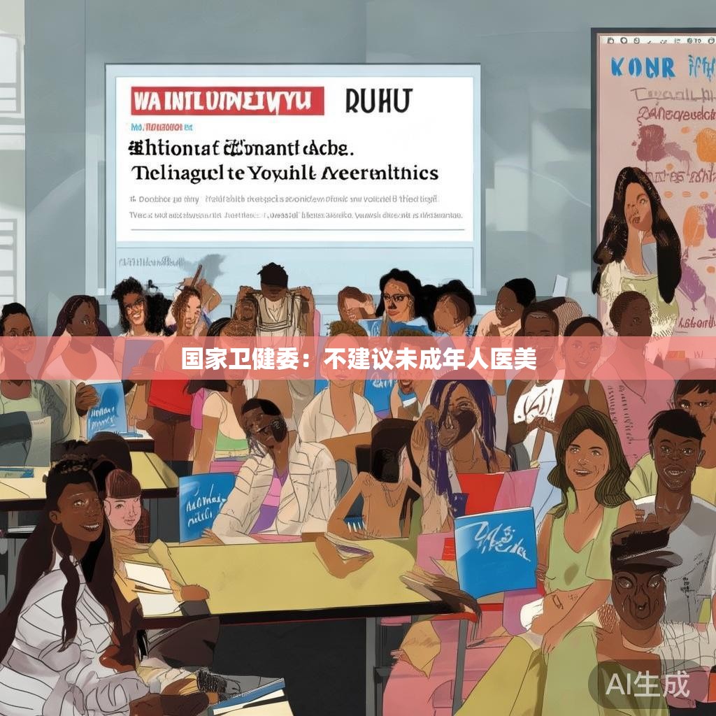 国家卫健委：不建议未成年人医美