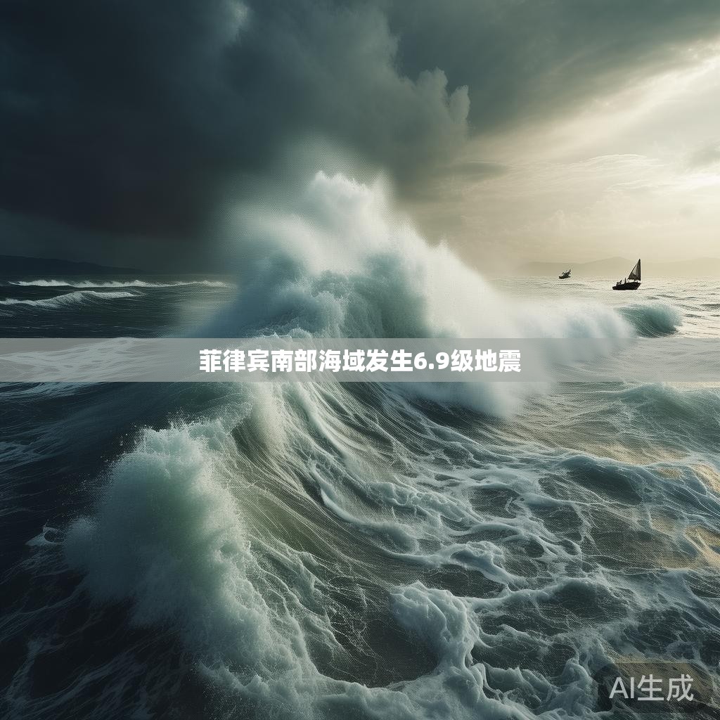 菲律宾南部海域发生6.9级地震实景