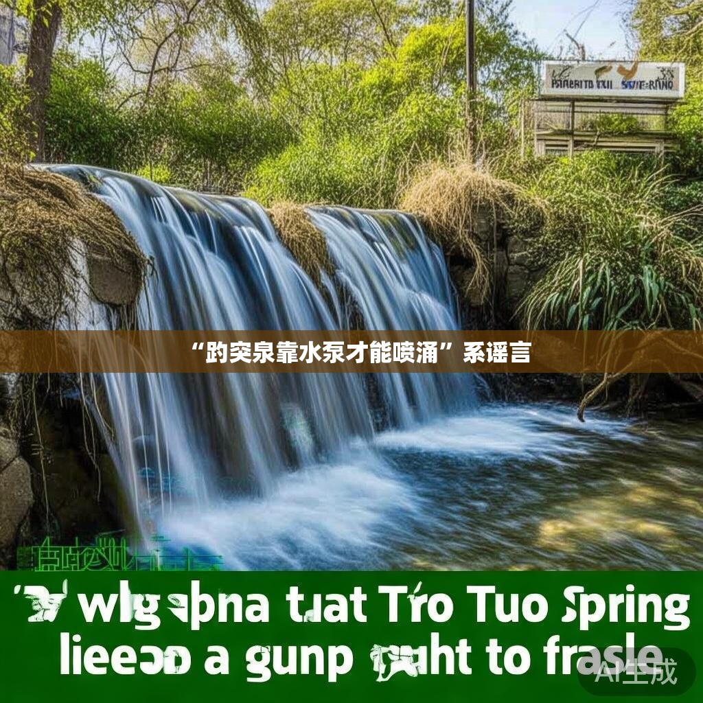 趵突泉:自然喷涌,无需水泵 趵突泉真实景象