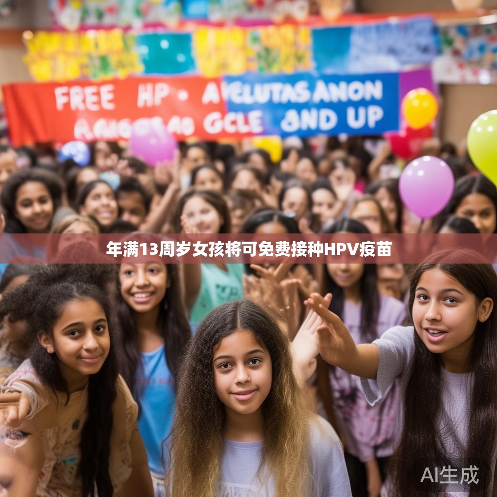 年满13周岁女孩将可免费接种HPV疫苗