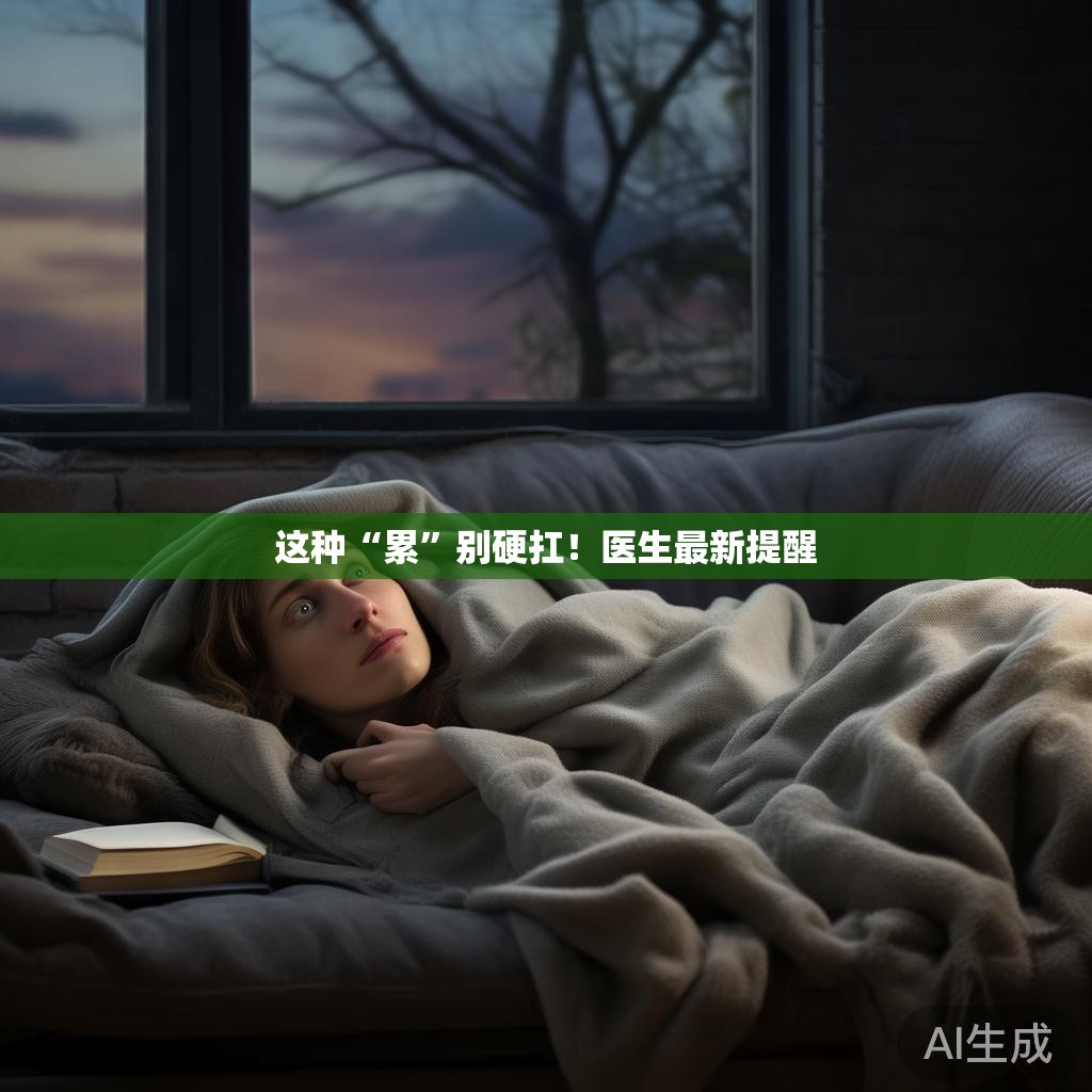 这种“累”别硬扛！医生最新提醒