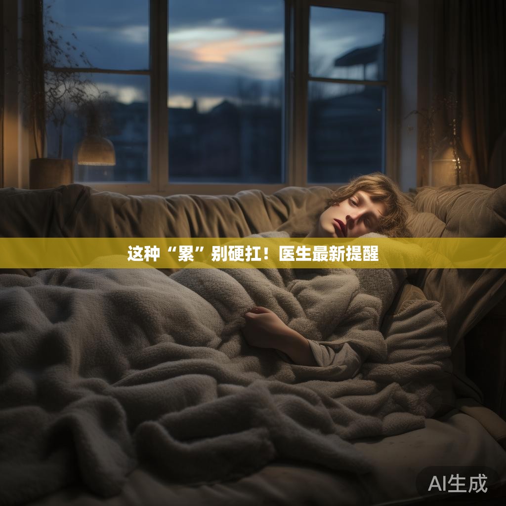 这种“累”别硬扛！医生最新提醒