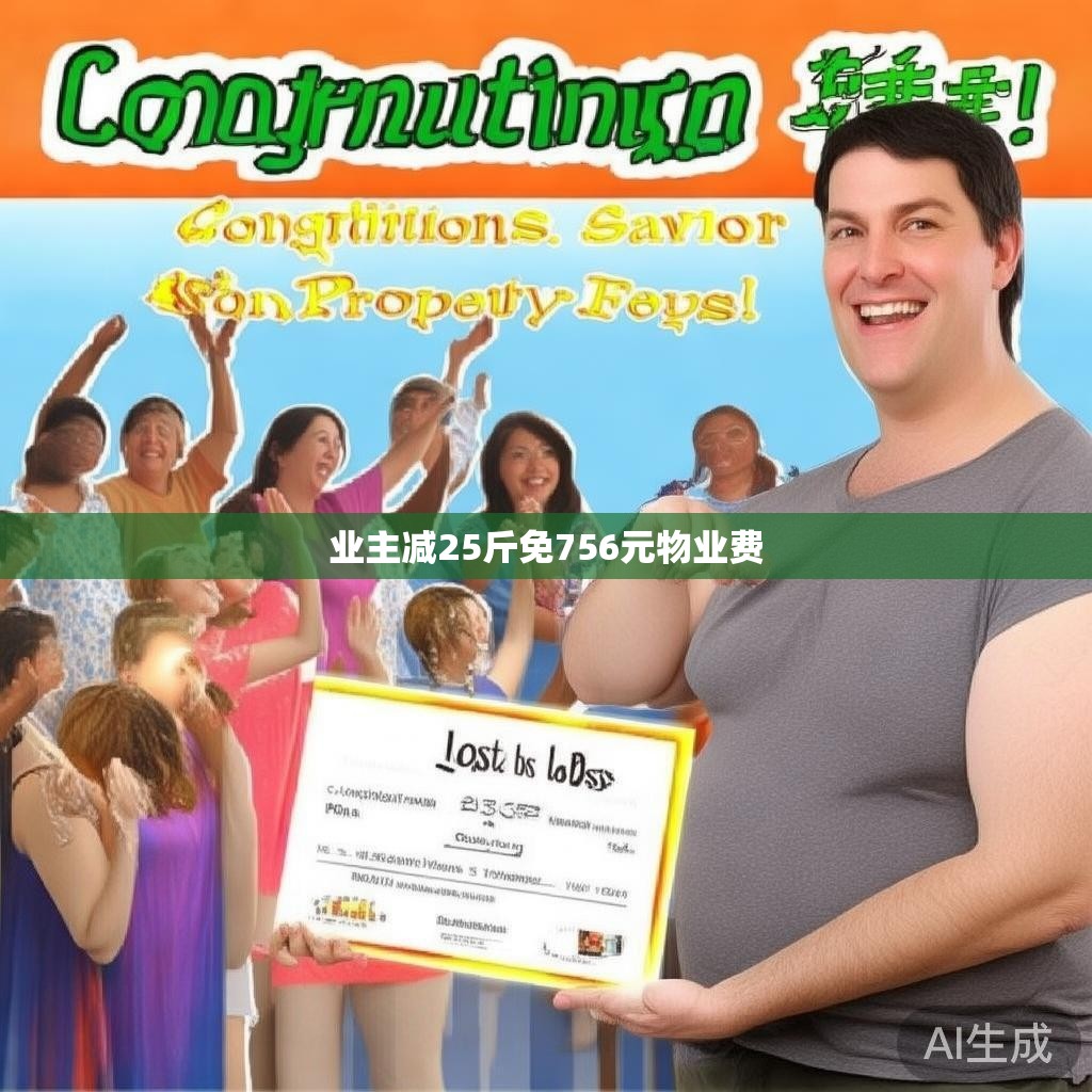 业主减25斤免756元物业费