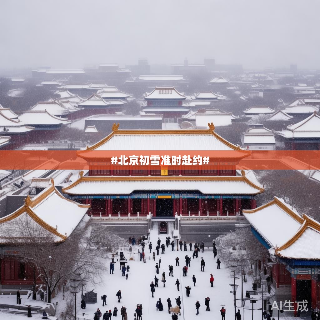 北京初雪的美景