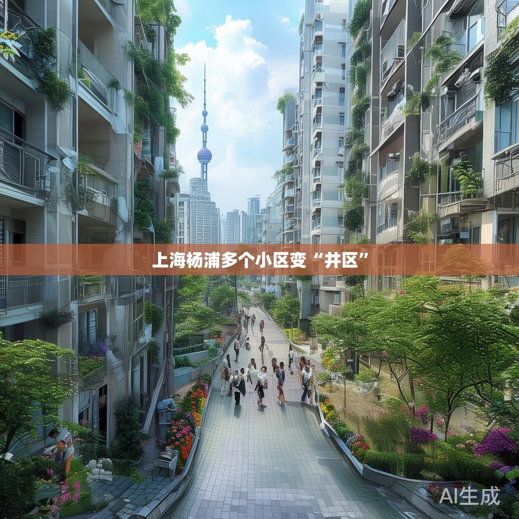 上海杨浦多个小区变“井区”