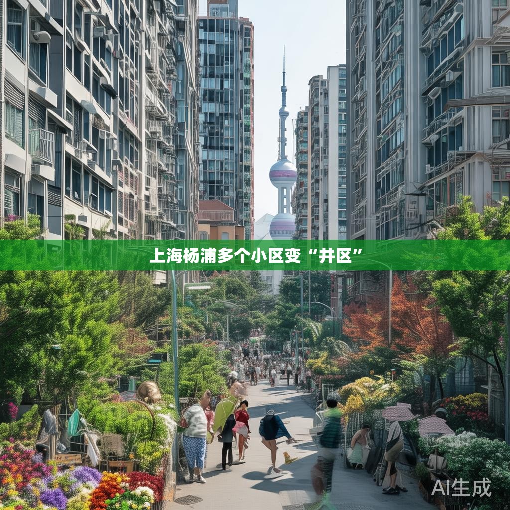 上海杨浦多个小区井盖密集实景