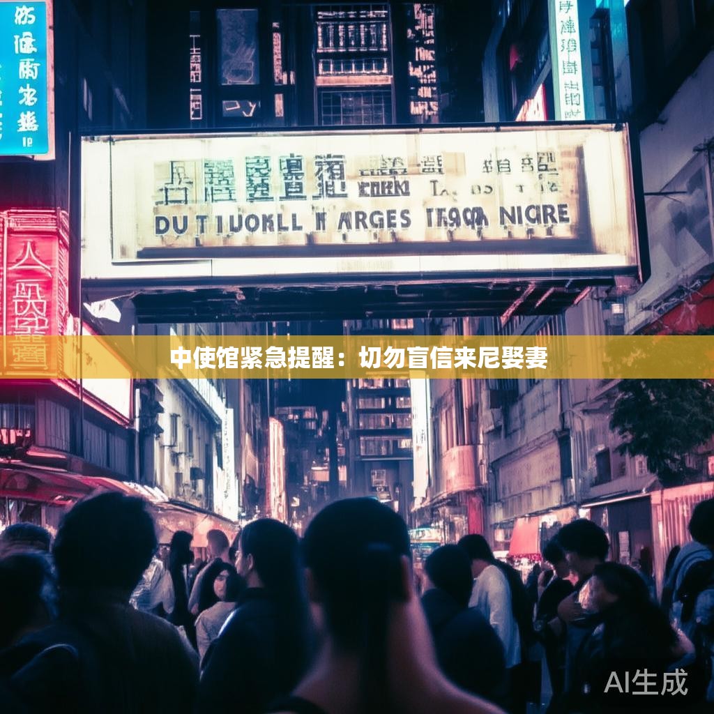 中使馆紧急提醒：切勿盲信来尼娶妻