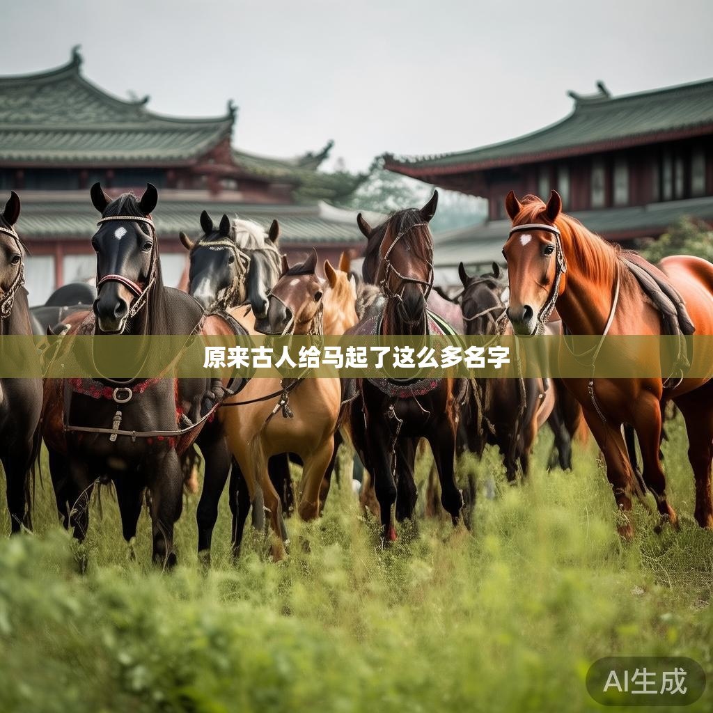 原来古人给马起了这么多名字