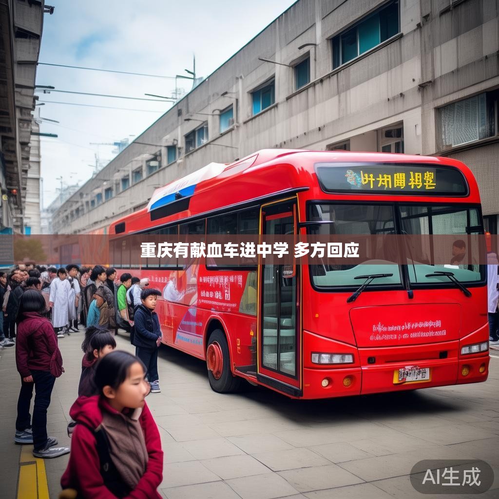 重庆有献血车进中学 多方回应