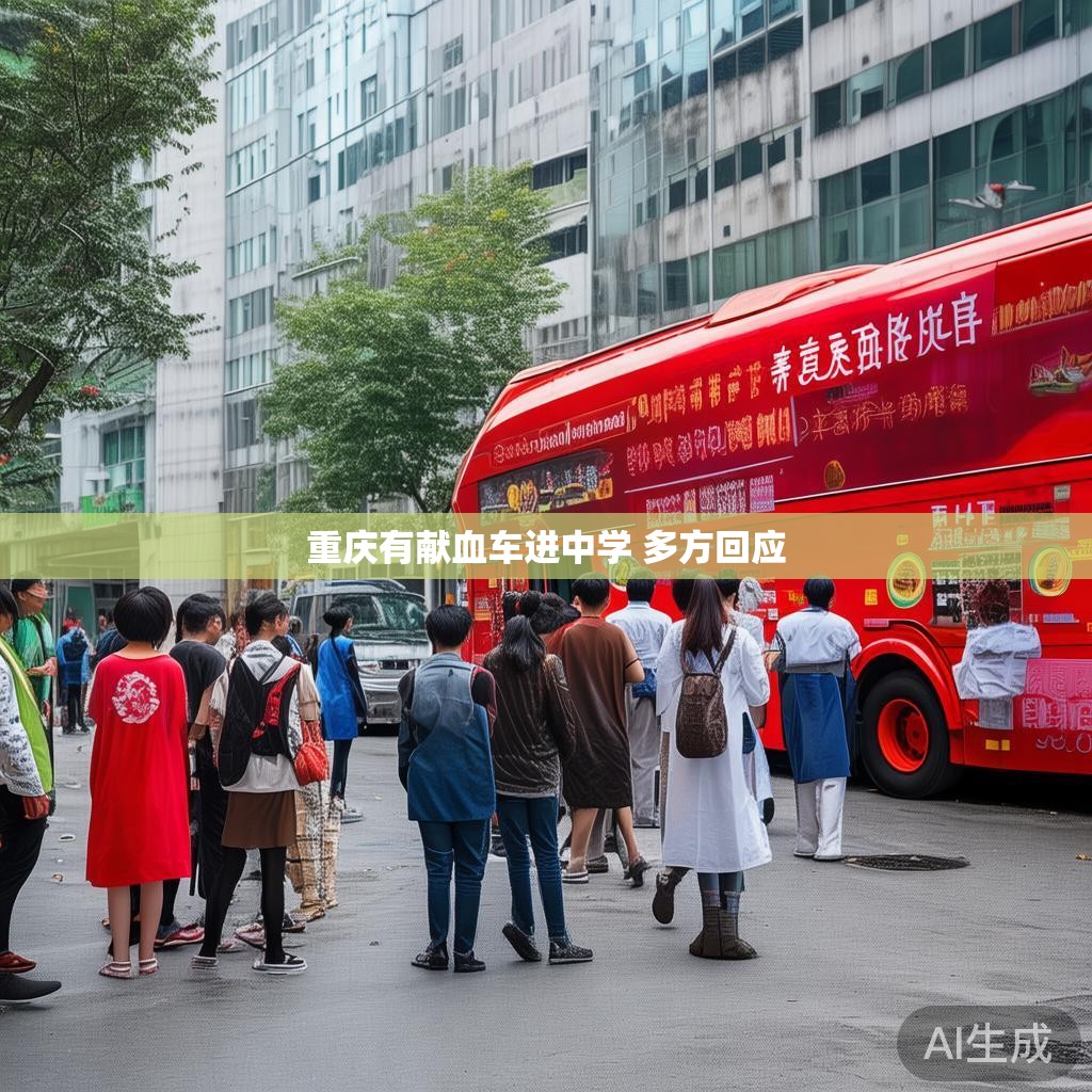 重庆有献血车进中学 多方回应