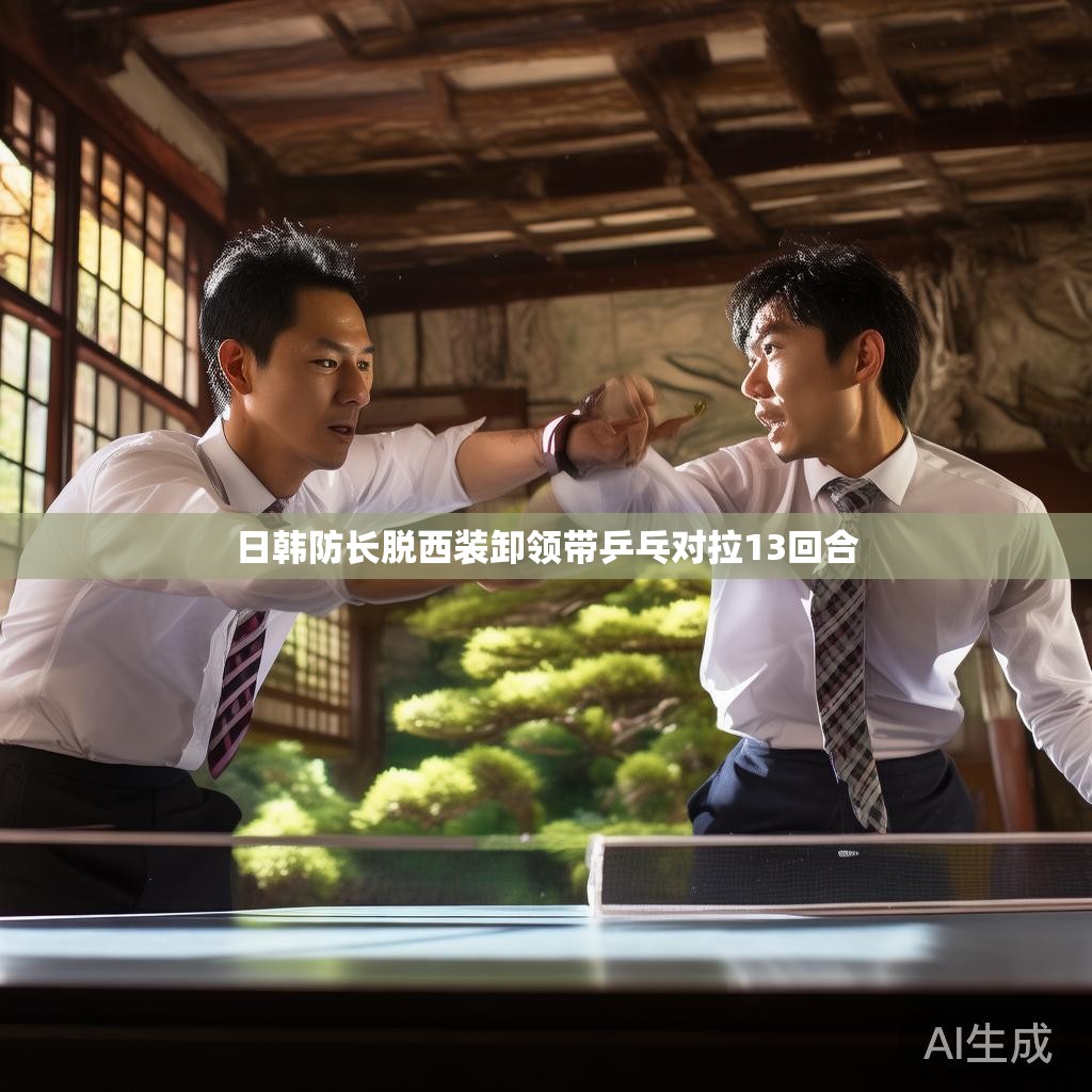 日韩防长激烈乒乓对决
