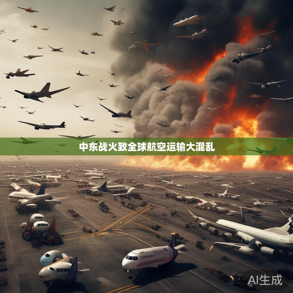 中东战火致全球航空运输大混乱